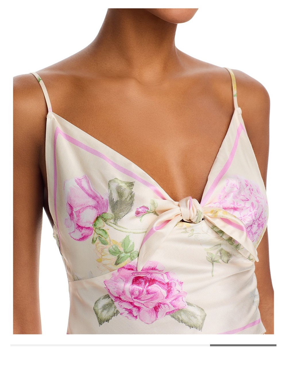 LoveShackFancy Emeraine Cropped Top